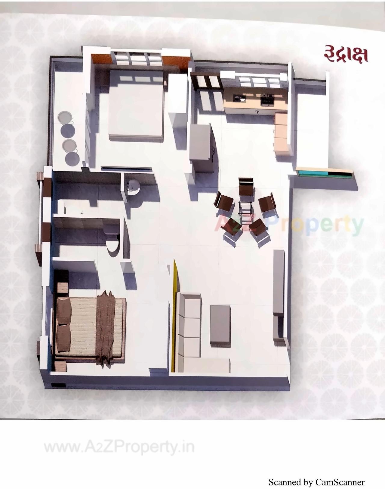 Layout of real estate project Rudraksh located at Palanpur, Banaskantha, Gujarat