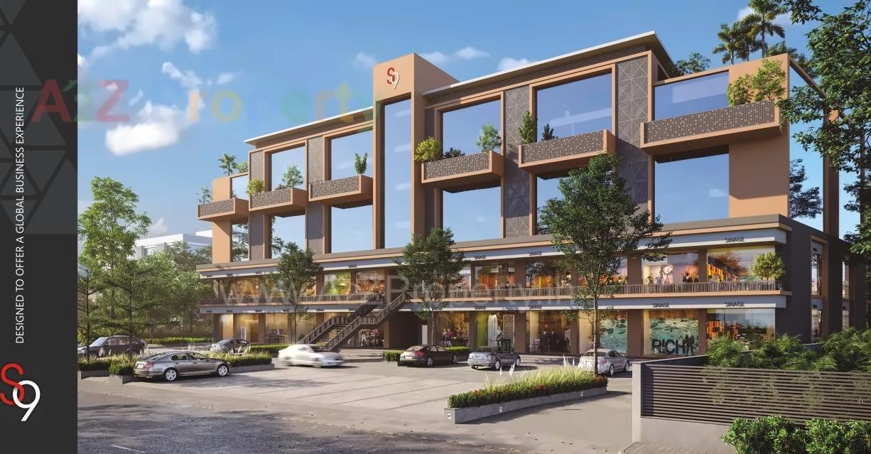 3D Elevation of real estate project S 9  Complex located at Palanpur, Banaskantha, Gujarat