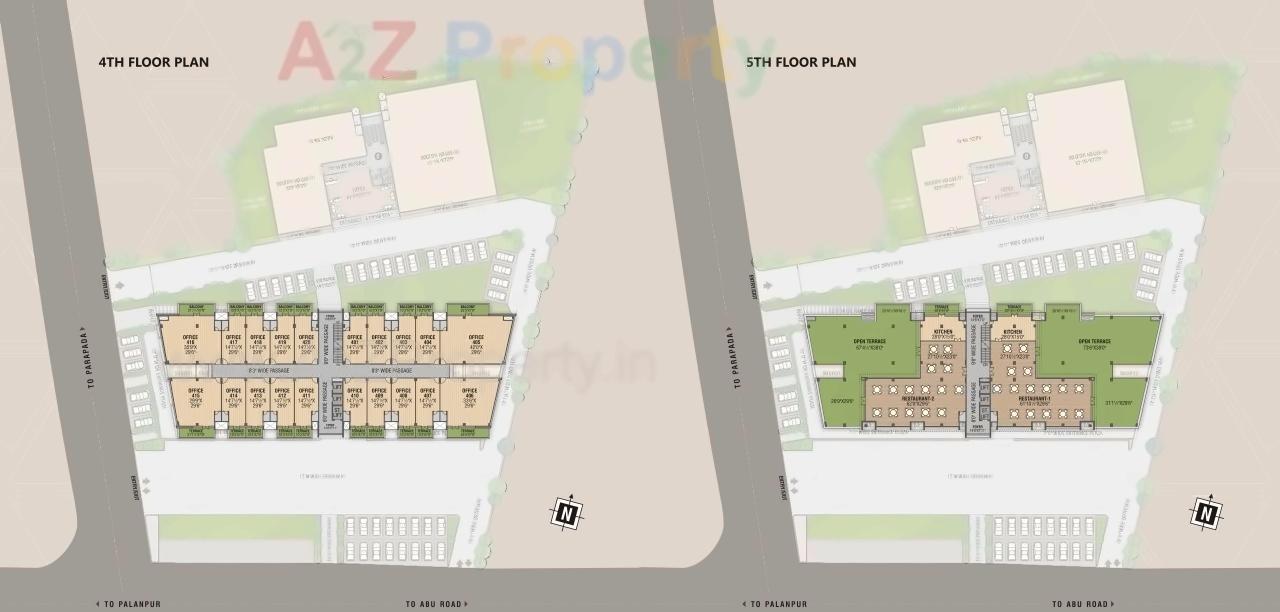 Layout of real estate project S 9  Complex located at Palanpur, Banaskantha, Gujarat