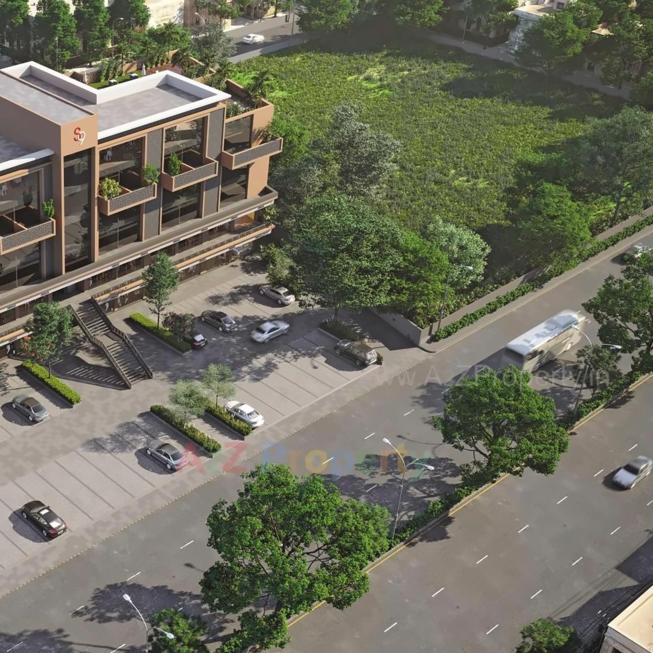 3D Elevation of real estate project S 9  Complex located at Palanpur, Banaskantha, Gujarat