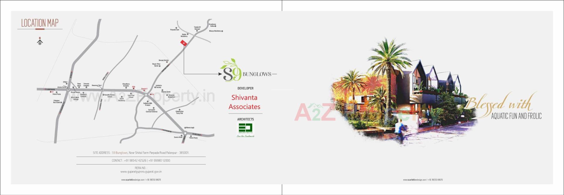  of real estate project S9 Bunglows located at Palanpur, Banaskantha, Gujarat