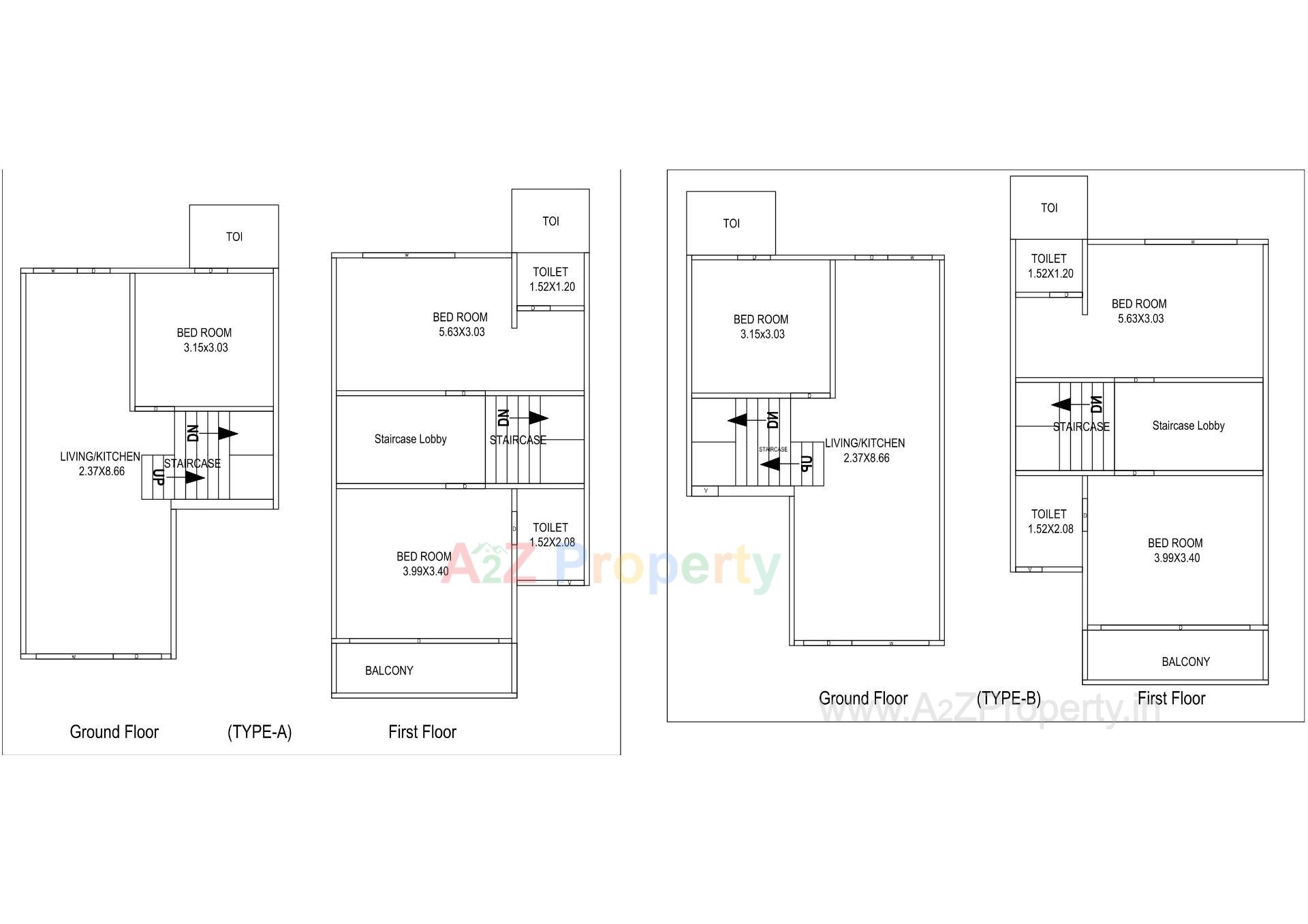 Layout of real estate project S9 Bunglows located at Palanpur, Banaskantha, Gujarat