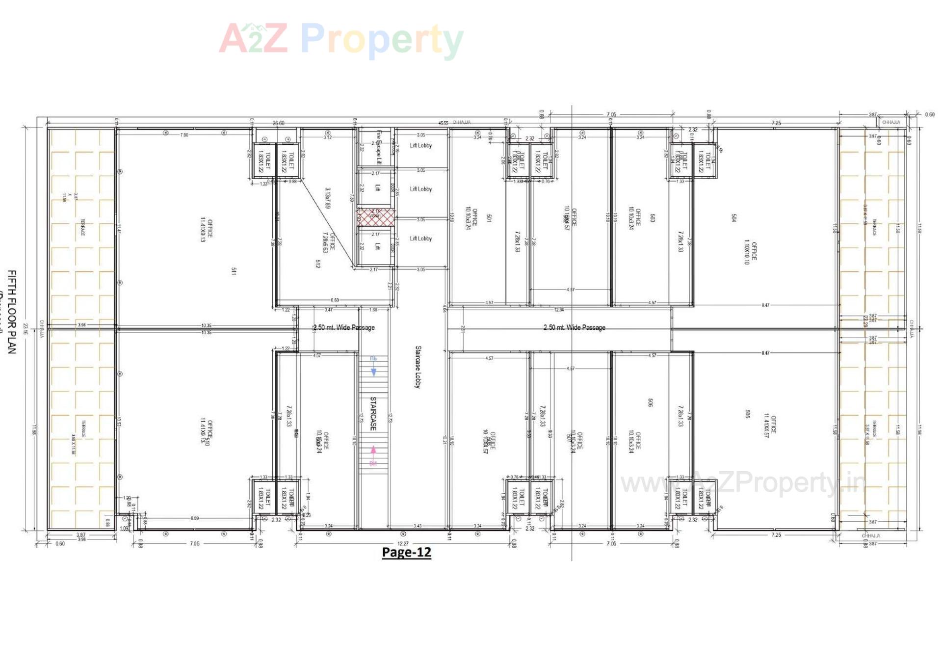 Layout of real estate project S9 Imperial located at Palanpur, Banaskantha, Gujarat