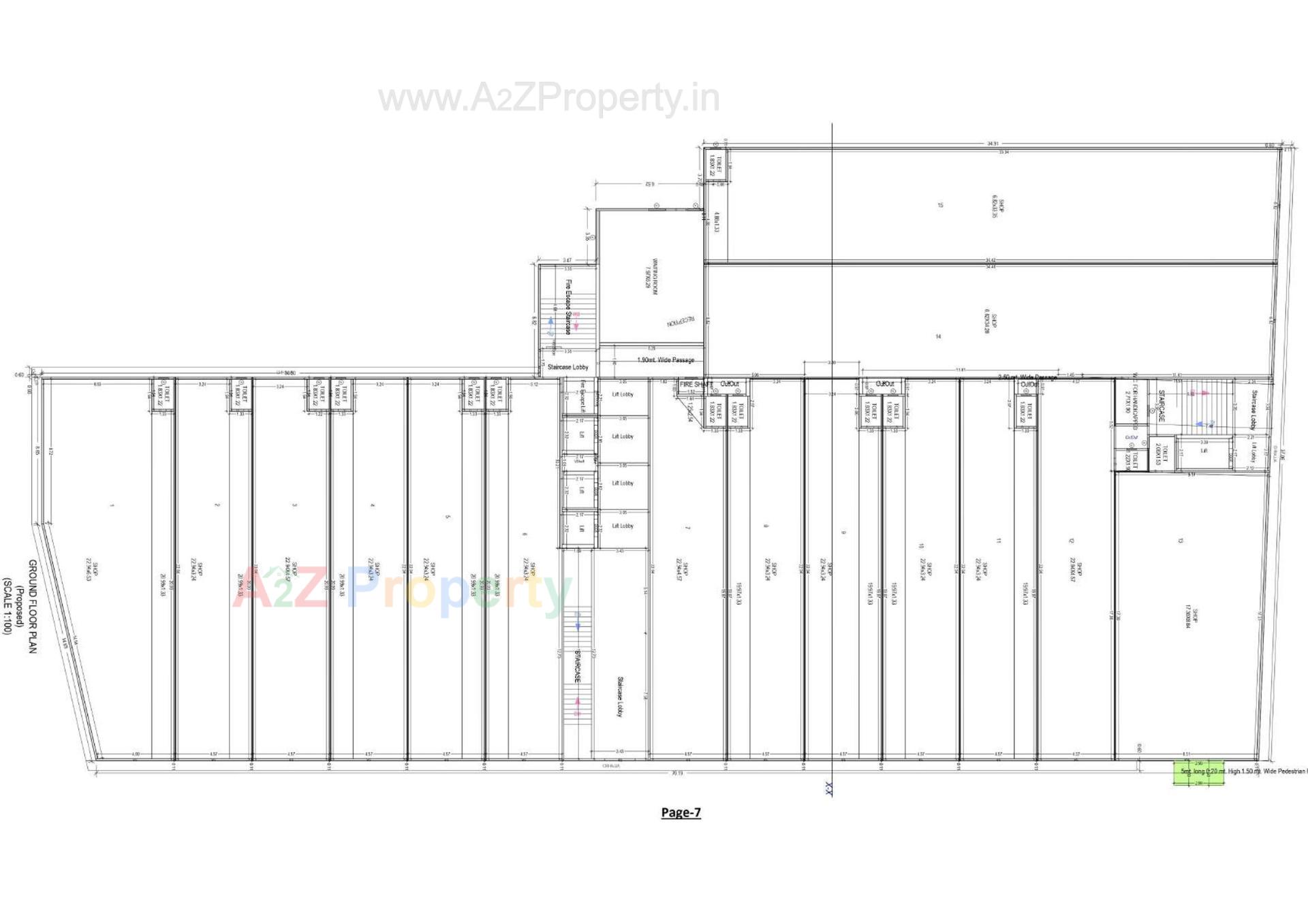 Layout of real estate project S9 Imperial located at Palanpur, Banaskantha, Gujarat