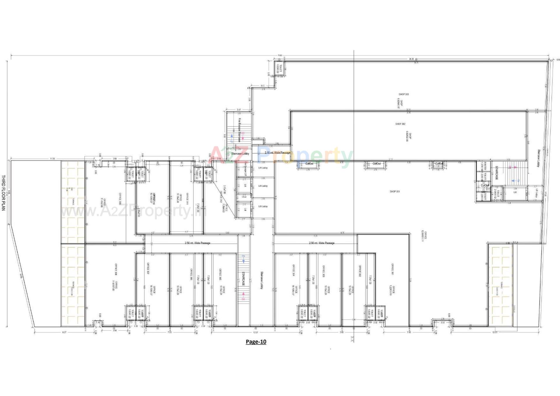 Layout of real estate project S9 Imperial located at Palanpur, Banaskantha, Gujarat