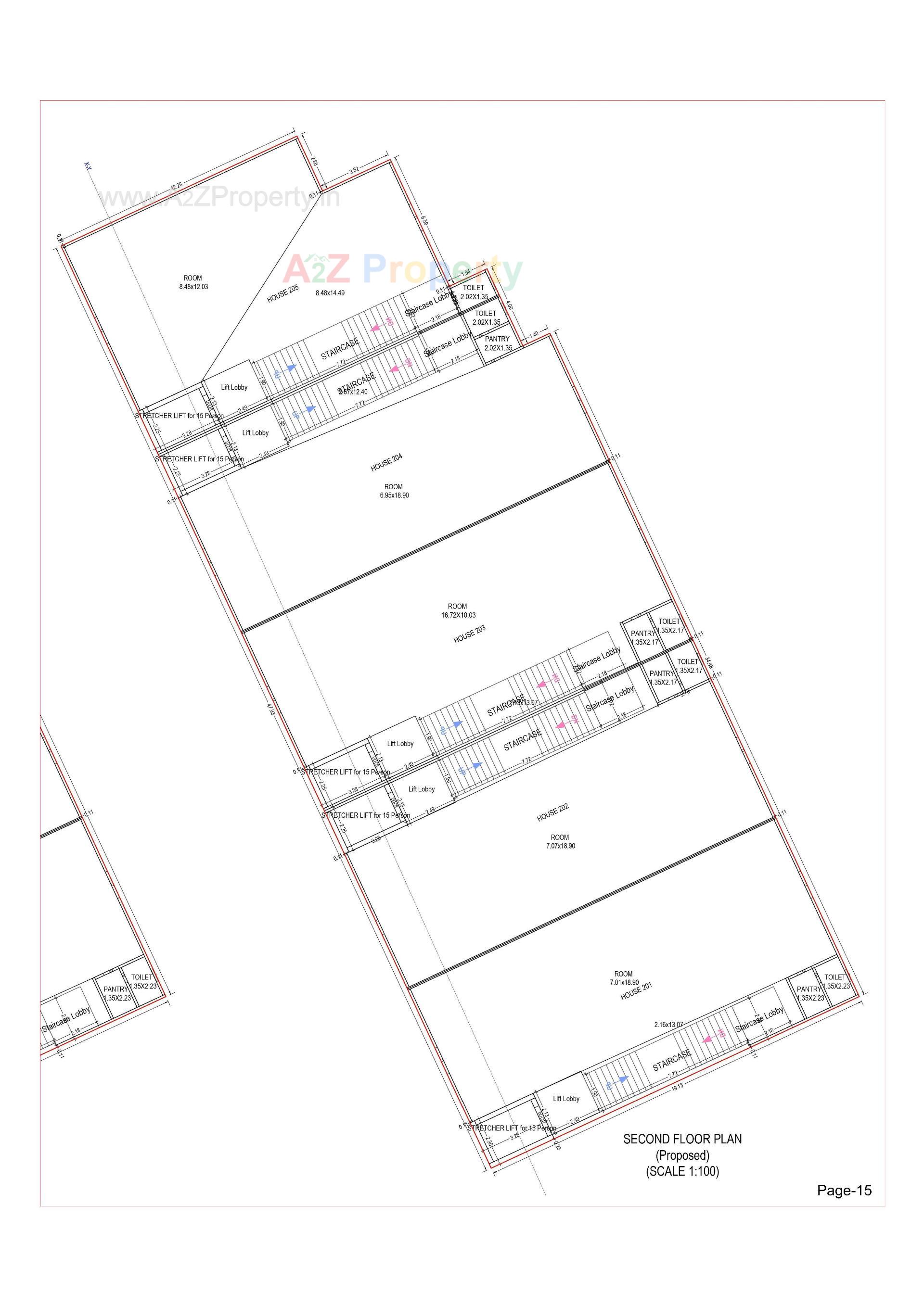 Layout of real estate project S9 Landmark located at Palanpur, Banaskantha, Gujarat