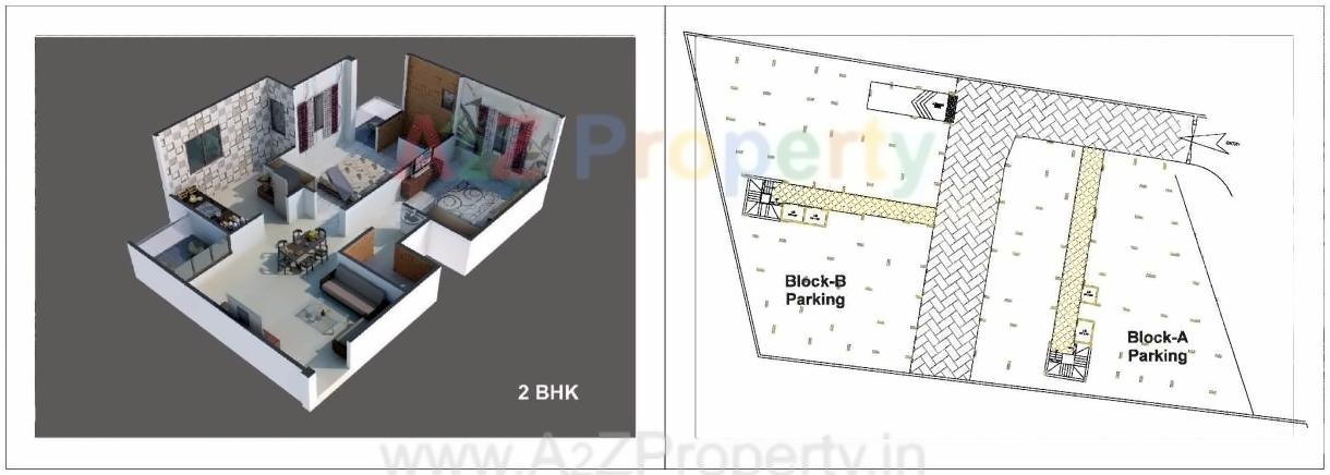 Layout of real estate project Sai Villa located at Palanpur, Banaskantha, Gujarat