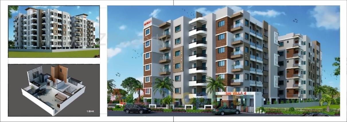 3D Elevation of real estate project Sai Villa located at Palanpur, Banaskantha, Gujarat