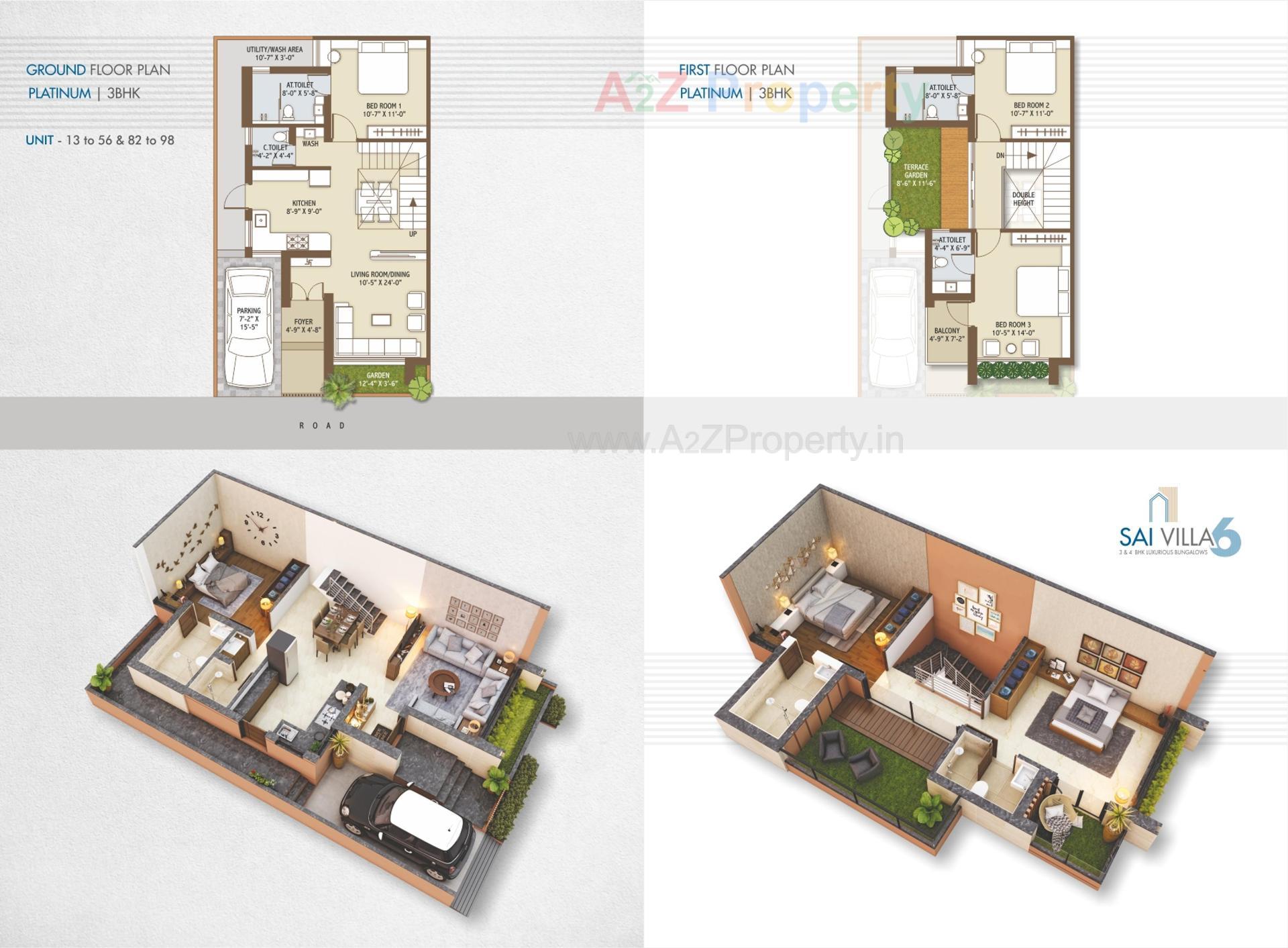 Layout of real estate project Sai Villa located at Asbipura, Banaskantha, Gujarat