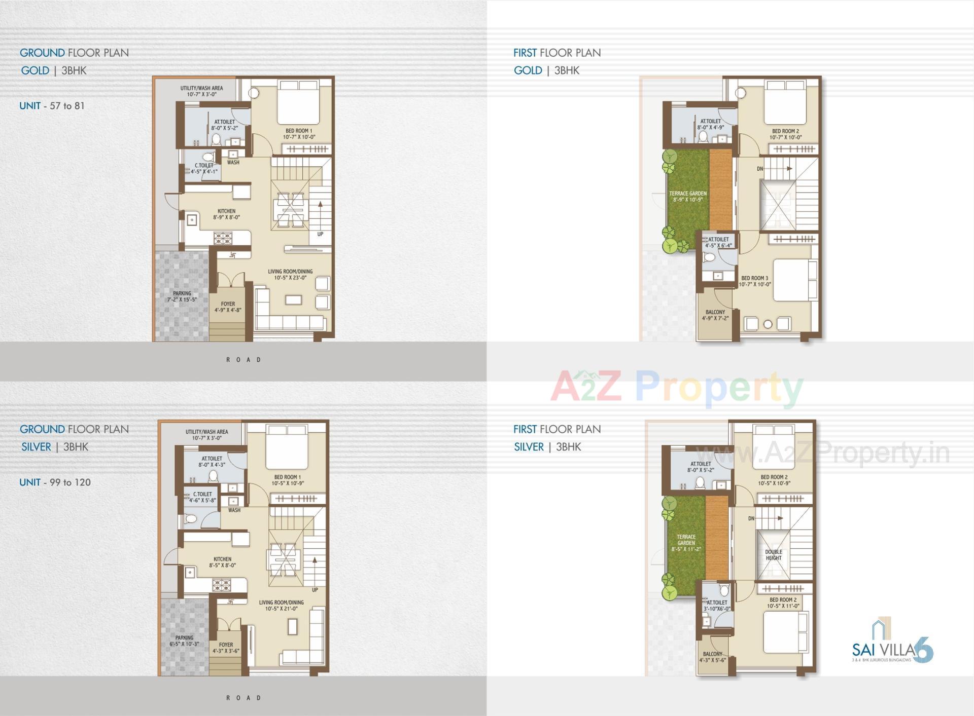 Layout of real estate project Sai Villa located at Asbipura, Banaskantha, Gujarat