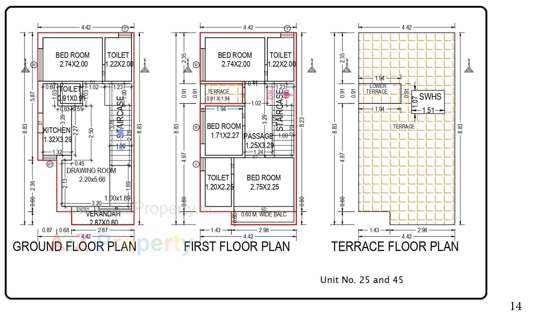 Layout of real estate project Sai Villa located at Palanpur, Banaskantha, Gujarat