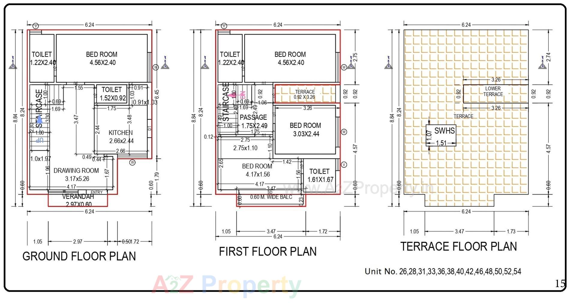 Layout of real estate project Sai Villa located at Palanpur, Banaskantha, Gujarat