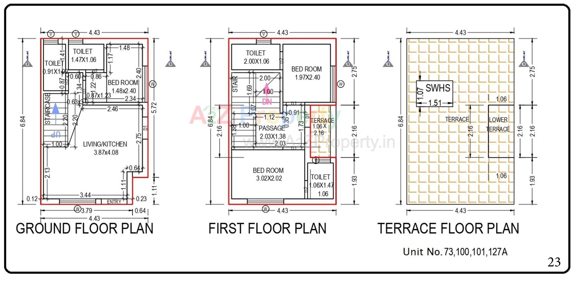 Layout of real estate project Sai Villa located at Palanpur, Banaskantha, Gujarat