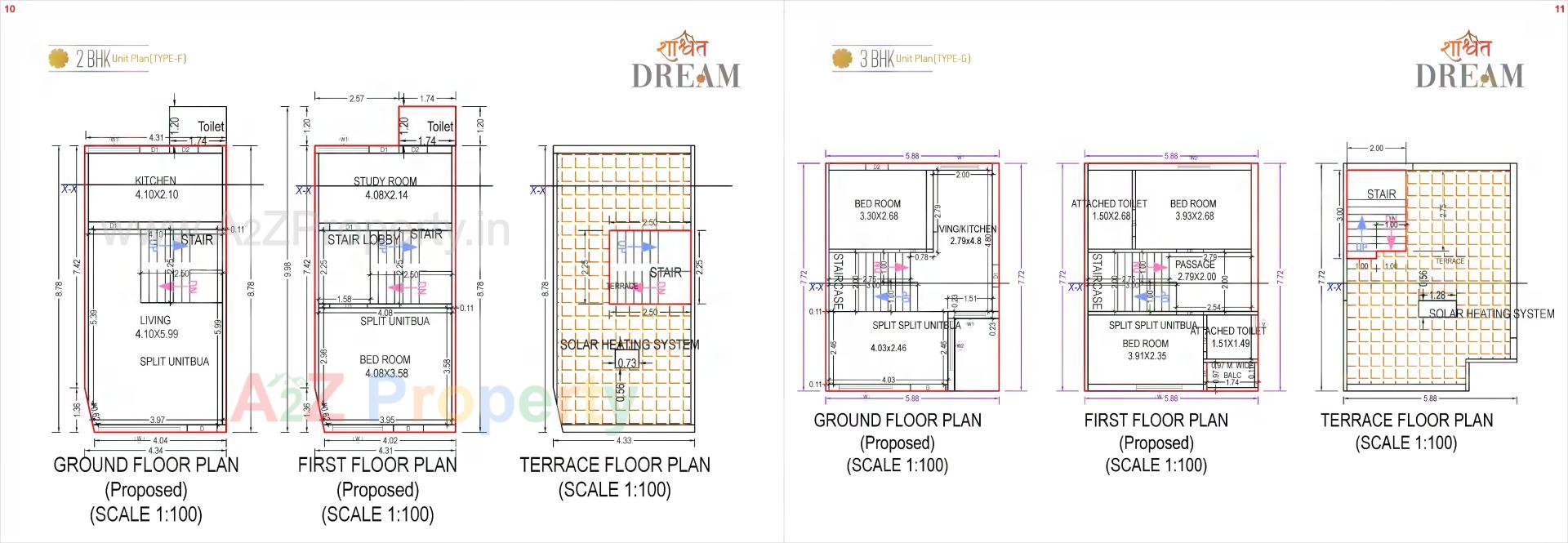Layout of real estate project Shashwat Dream located at Palanpur, Banaskantha, Gujarat
