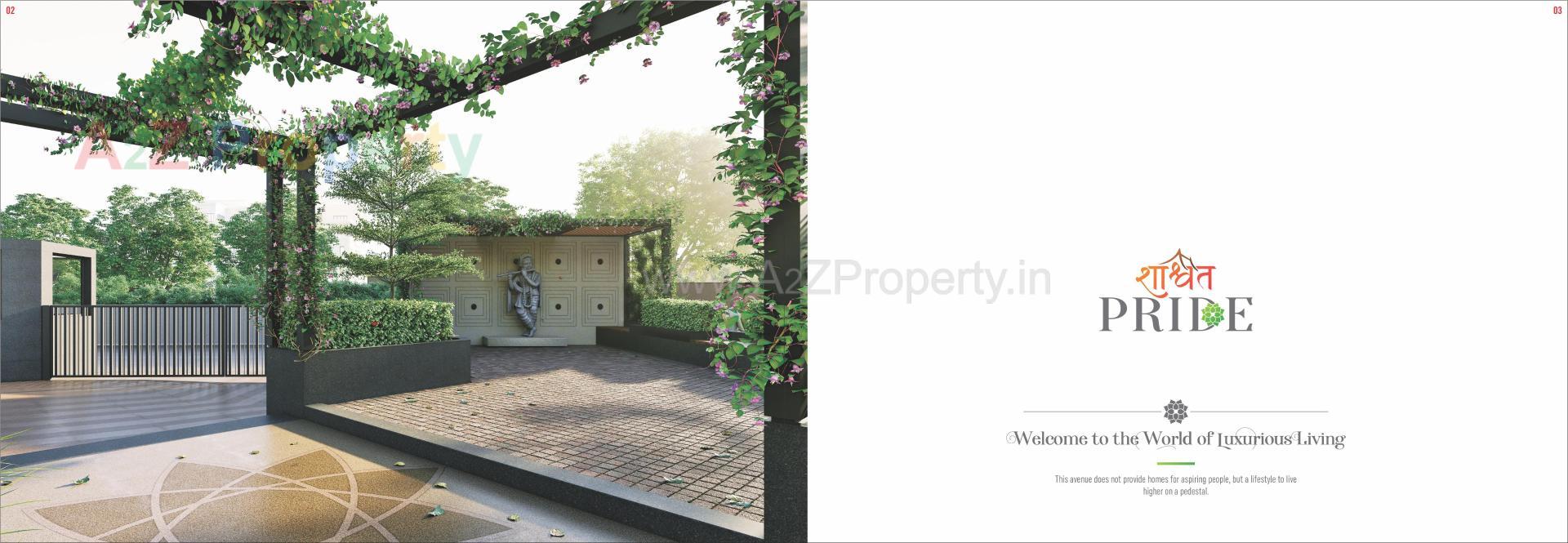 3D Elevation of real estate project Shashwat Pride located at Palanpur, Banaskantha, Gujarat