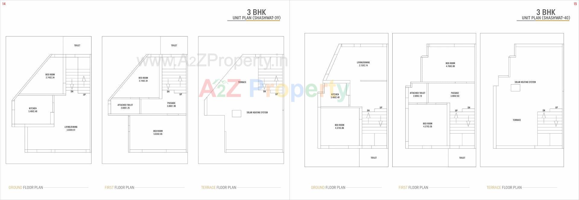 Layout of real estate project Shashwat Pride located at Palanpur, Banaskantha, Gujarat