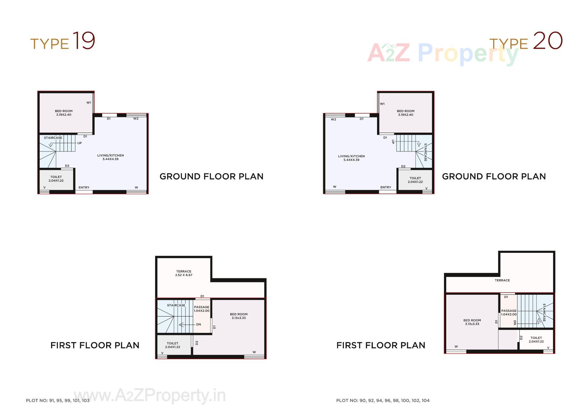 Layout of real estate project Shiv Ananta Bunglows located at Palanpur, Banaskantha, Gujarat