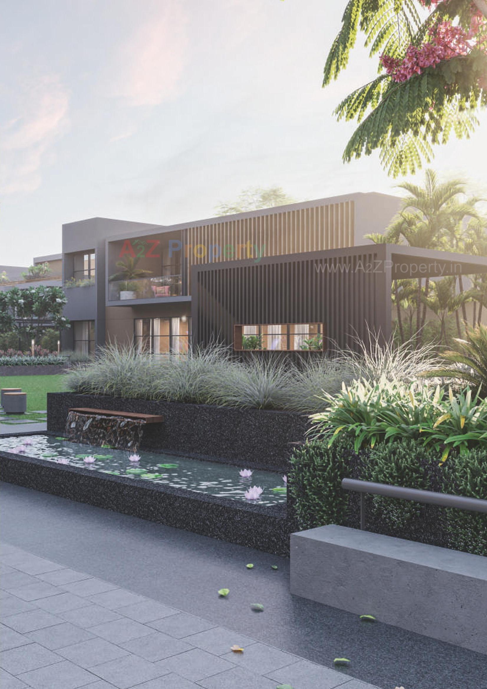 3D Elevation of real estate project Shiv Ananta Bunglows located at Palanpur, Banaskantha, Gujarat