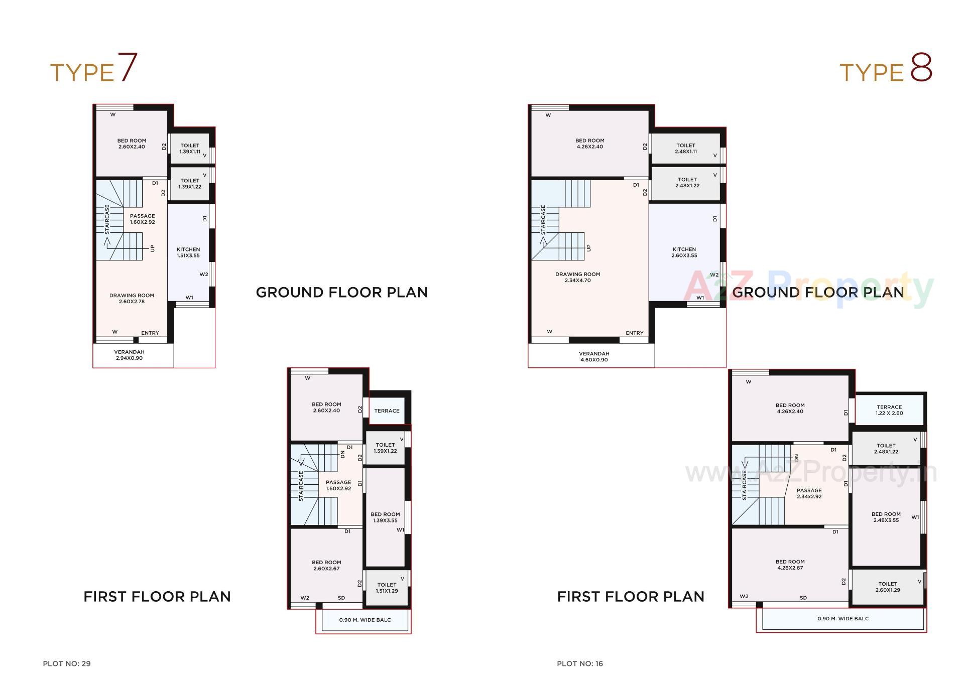 Layout of real estate project Shiv Ananta Bunglows located at Palanpur, Banaskantha, Gujarat