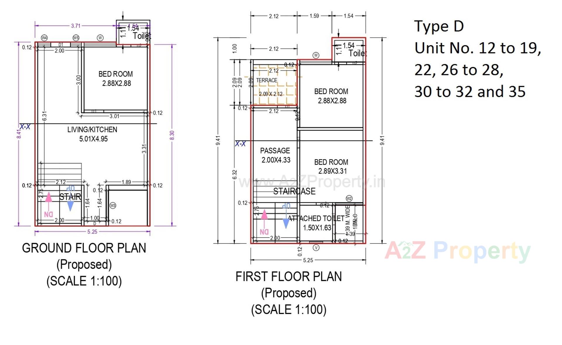 Layout of real estate project Shivam Green located at Palanpur, Banaskantha, Gujarat