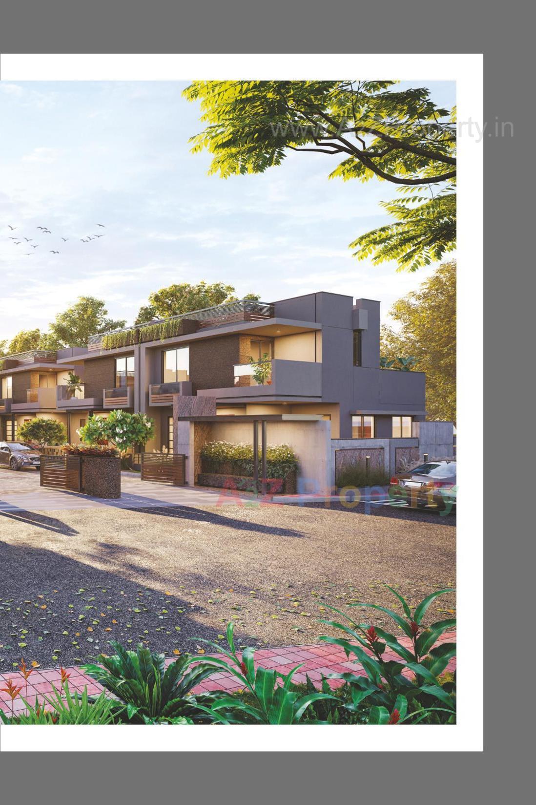 3D Elevation of real estate project Silicon Valley located at Palanpur, Banaskantha, Gujarat