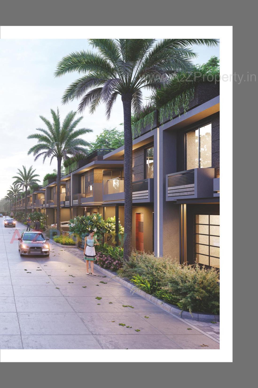 3D Elevation of real estate project Silicon Valley located at Palanpur, Banaskantha, Gujarat