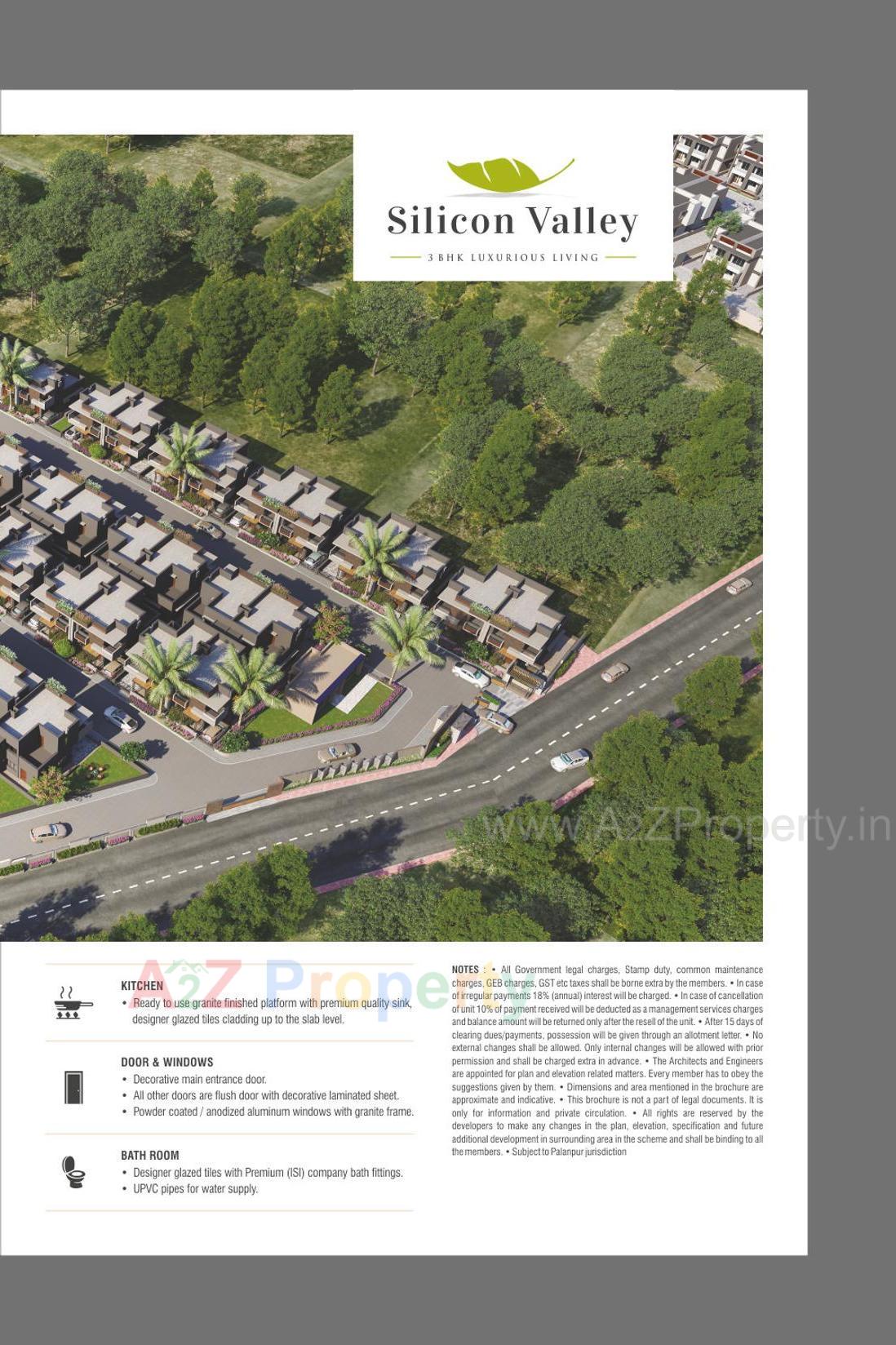 3D Elevation of real estate project Silicon Valley located at Palanpur, Banaskantha, Gujarat