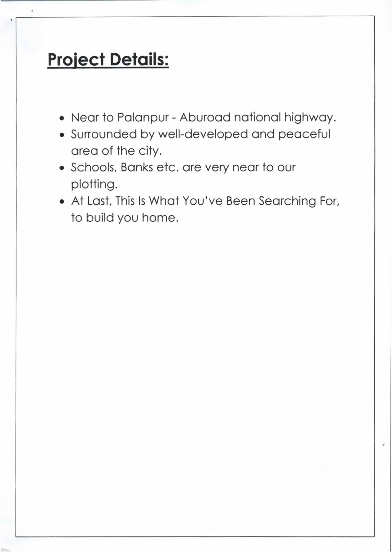  of real estate project Swagat Parisar located at Palanpur, Banaskantha, Gujarat