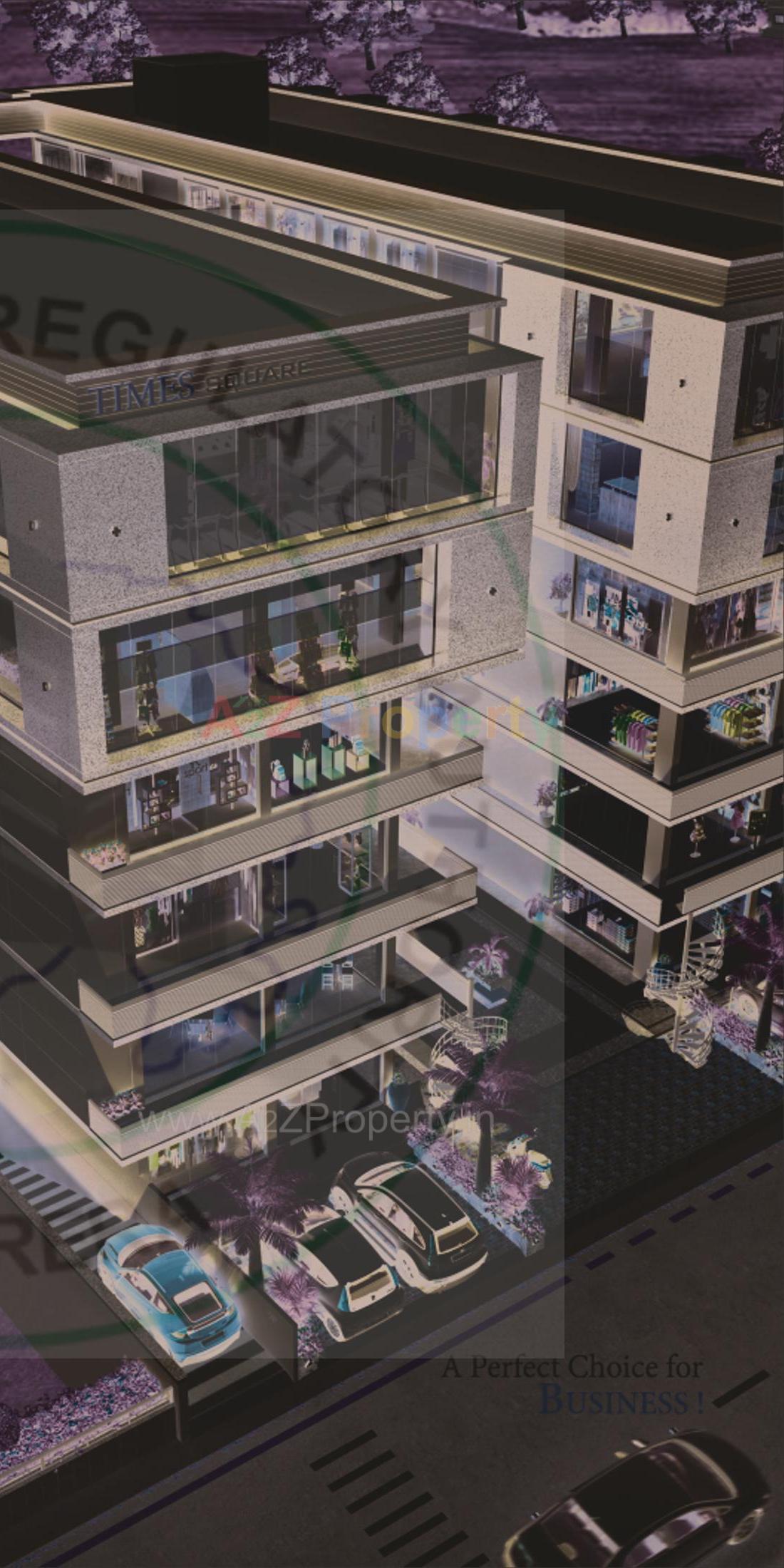 3D Elevation of real estate project Times Square located at Palanpur, Banaskantha, Gujarat