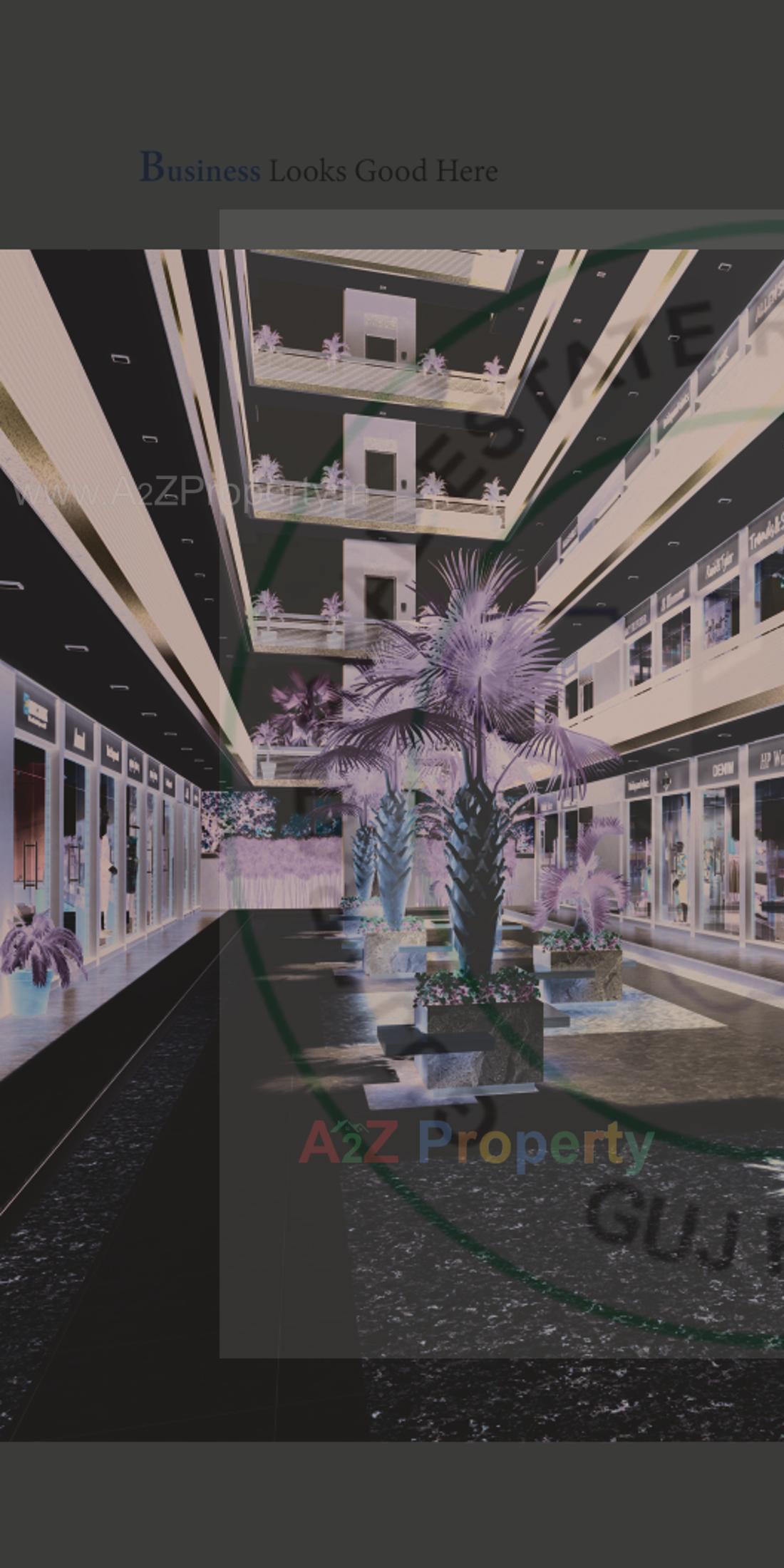 3D Elevation of real estate project Times Square located at Palanpur, Banaskantha, Gujarat