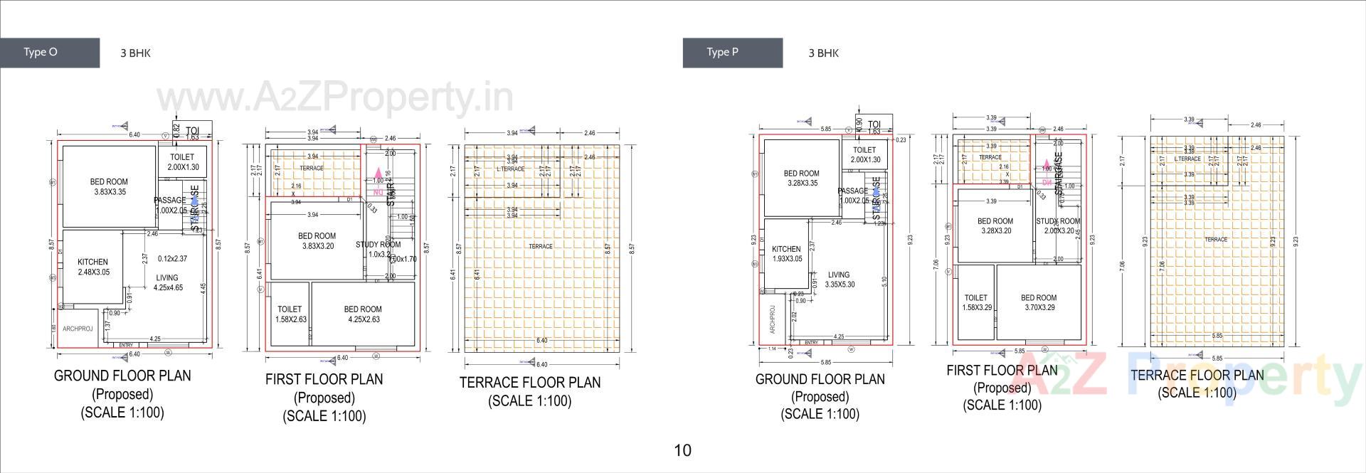 Layout of real estate project Umiyadham located at Palanpur, Banaskantha, Gujarat