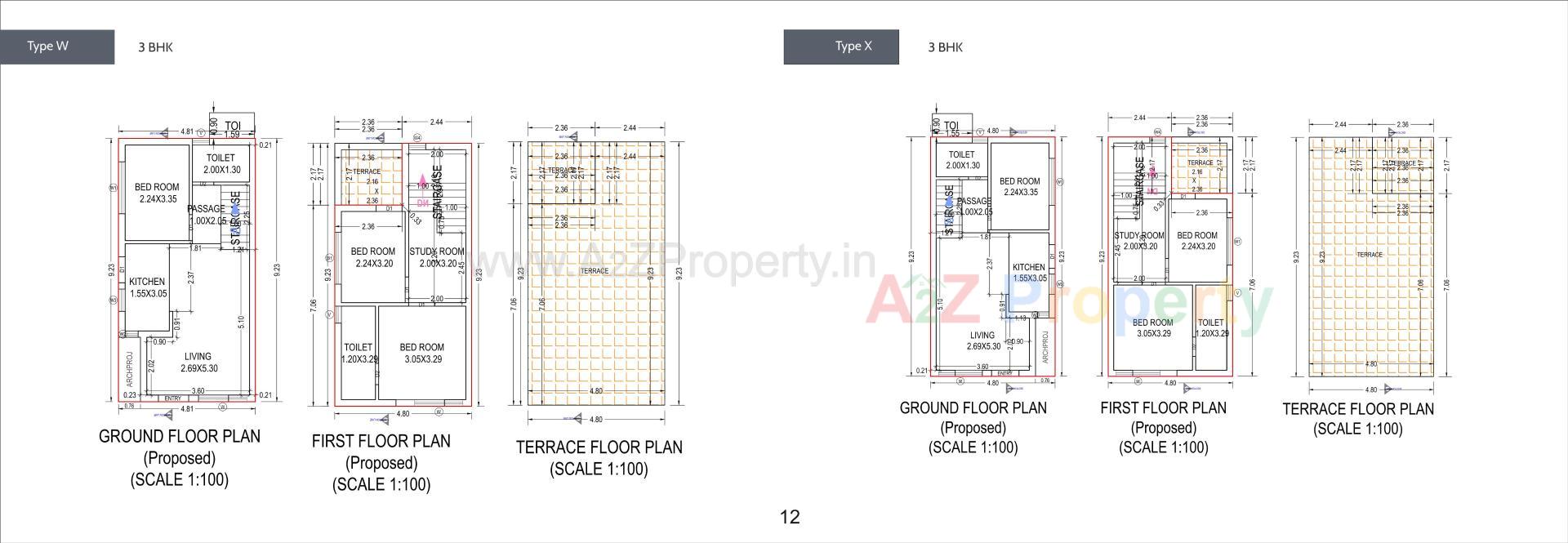 Layout of real estate project Umiyadham located at Palanpur, Banaskantha, Gujarat