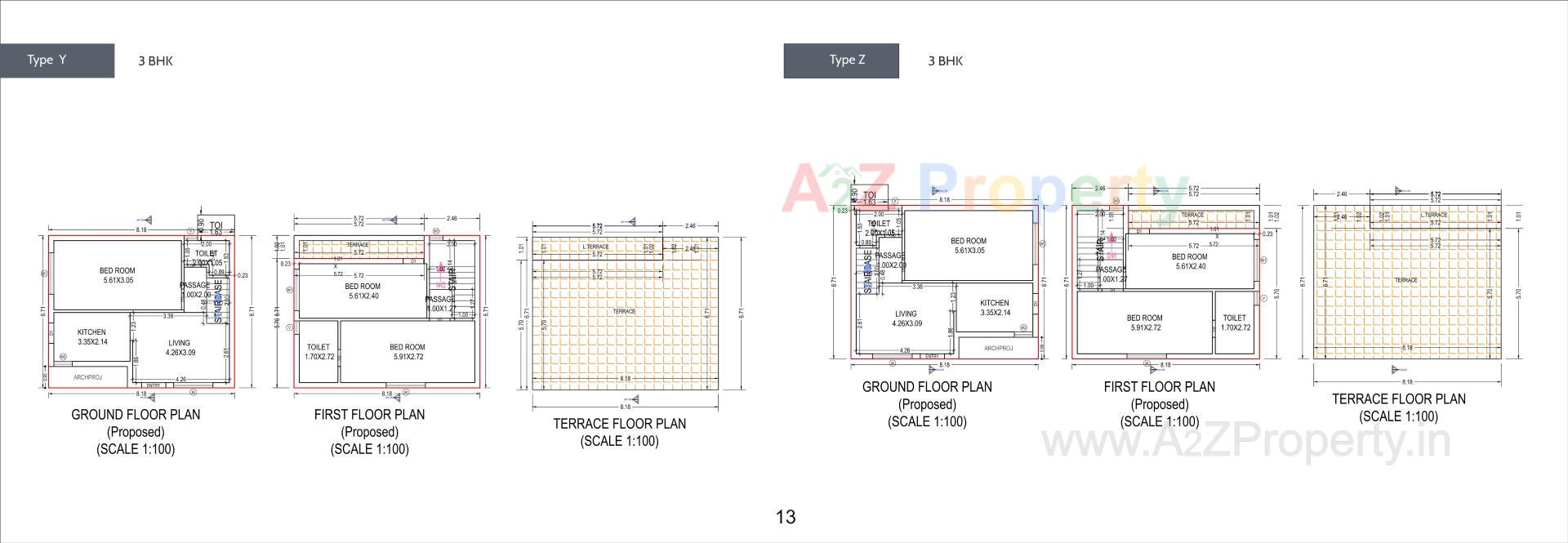 Layout of real estate project Umiyadham located at Palanpur, Banaskantha, Gujarat