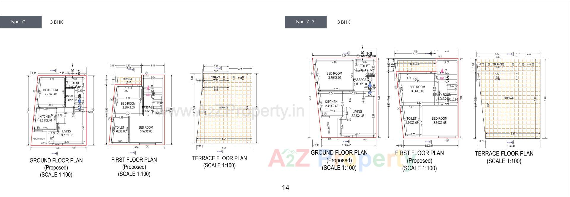 Layout of real estate project Umiyadham located at Palanpur, Banaskantha, Gujarat