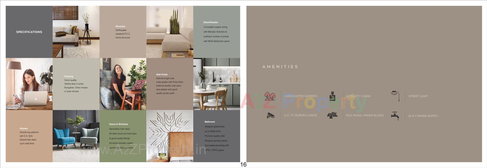 Layout of real estate project Umiyadham located at Palanpur, Banaskantha, Gujarat