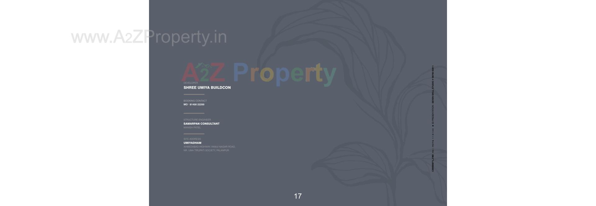  of real estate project Umiyadham located at Palanpur, Banaskantha, Gujarat