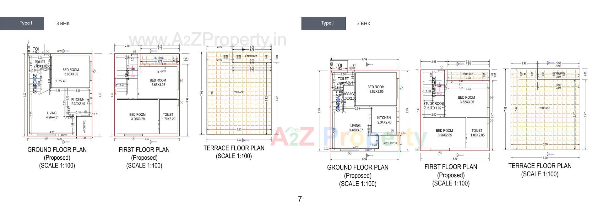 Layout of real estate project Umiyadham located at Palanpur, Banaskantha, Gujarat