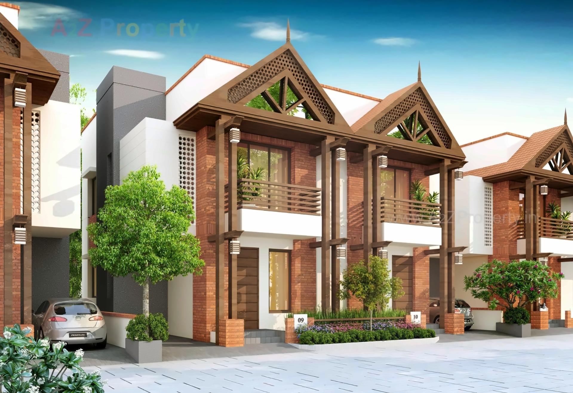 3D Elevation of real estate project Vishwam located at Banaskantha, Banaskantha, Gujarat