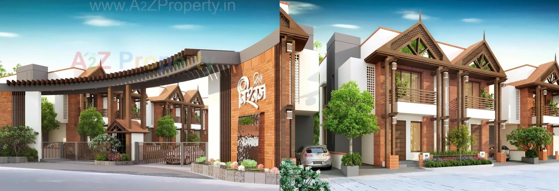 3D Elevation of real estate project Vishwam located at Banaskantha, Banaskantha, Gujarat