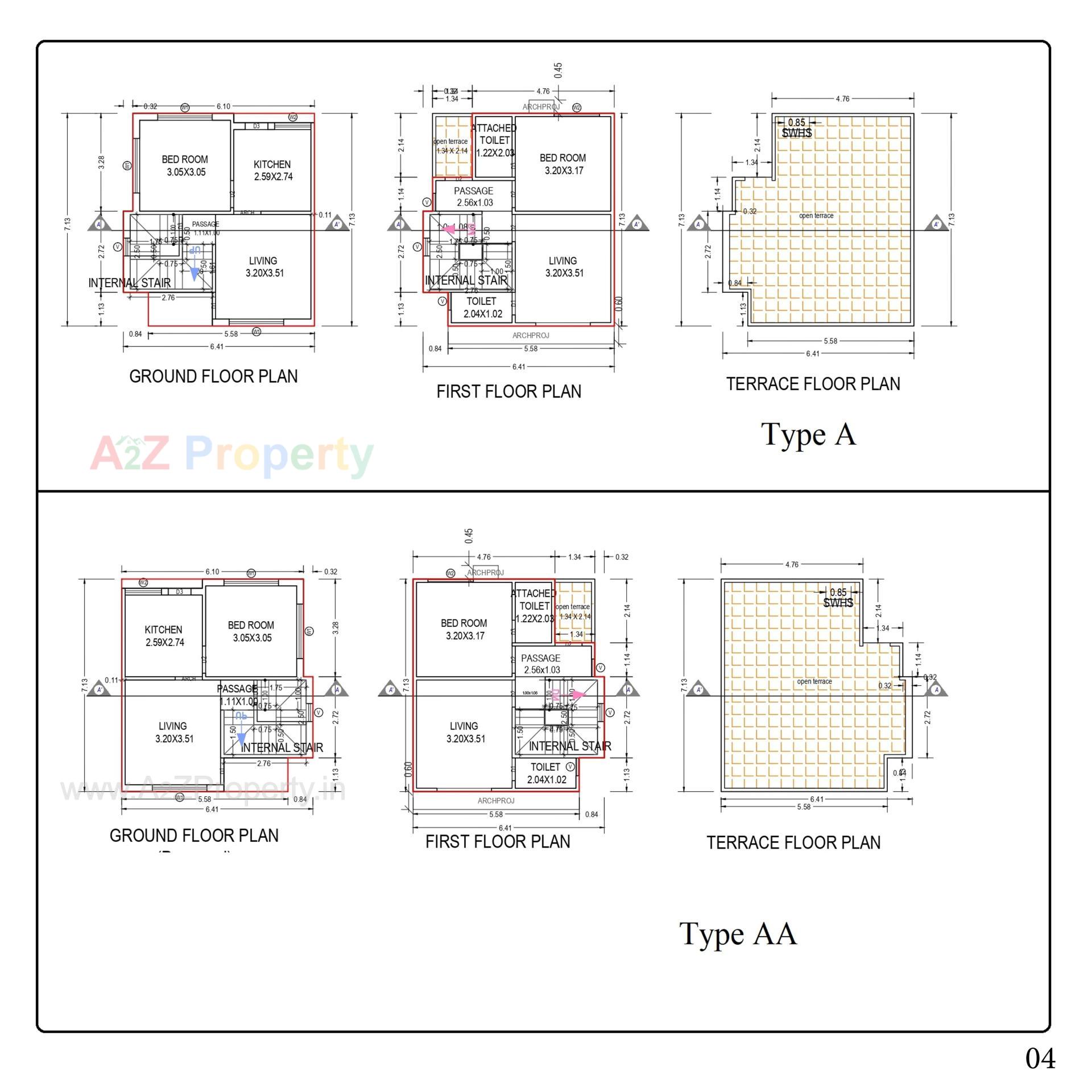 Layout of real estate project 15 Villas located at Tavra, Bharuch, Gujarat