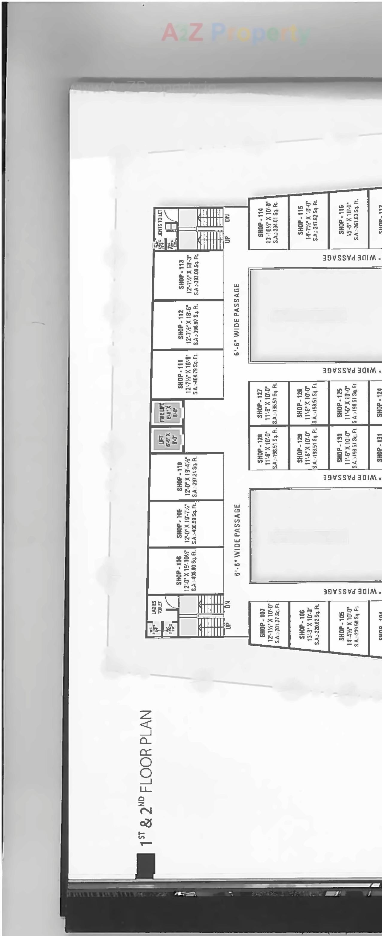 Layout of real estate project 7x Corridor located at Soneri-mahal, Bharuch, Gujarat