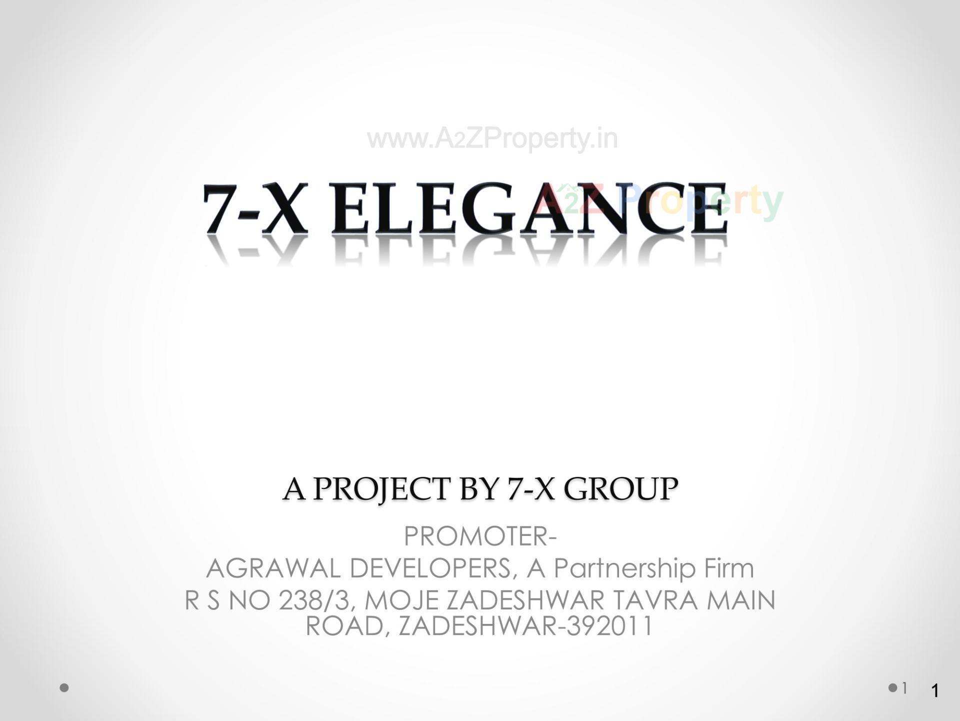  of real estate project 7x Elegance located at Zadeshwar, Bharuch, Gujarat