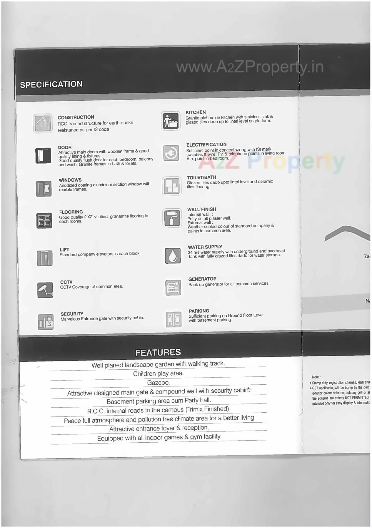  of real estate project 7x Flora Residency located at Zadeshwar, Bharuch, Gujarat