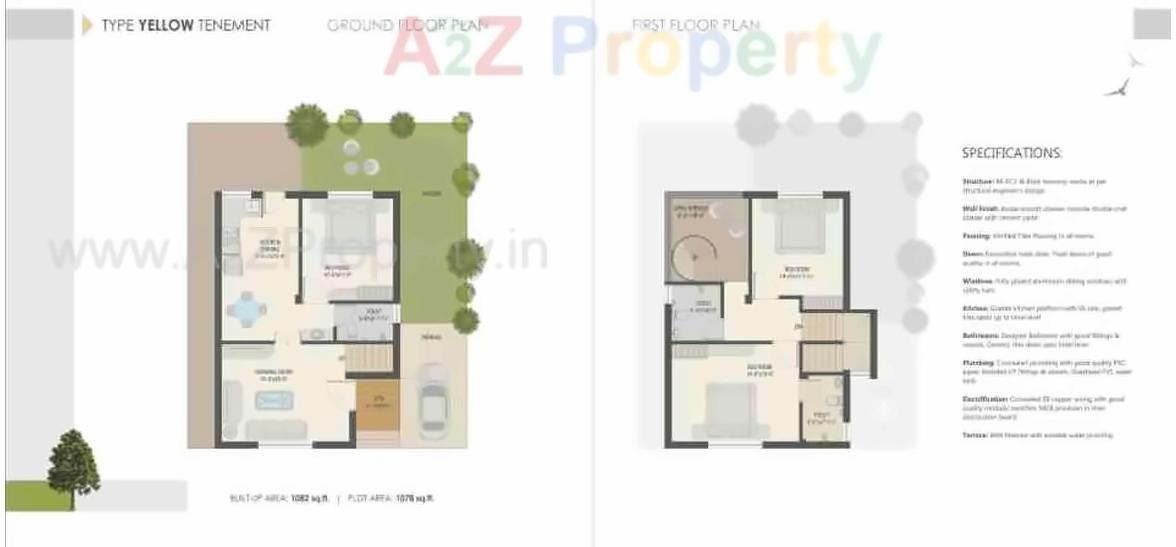 Layout of real estate project Aadil Avenue located at Kukarvada, Bharuch, Gujarat