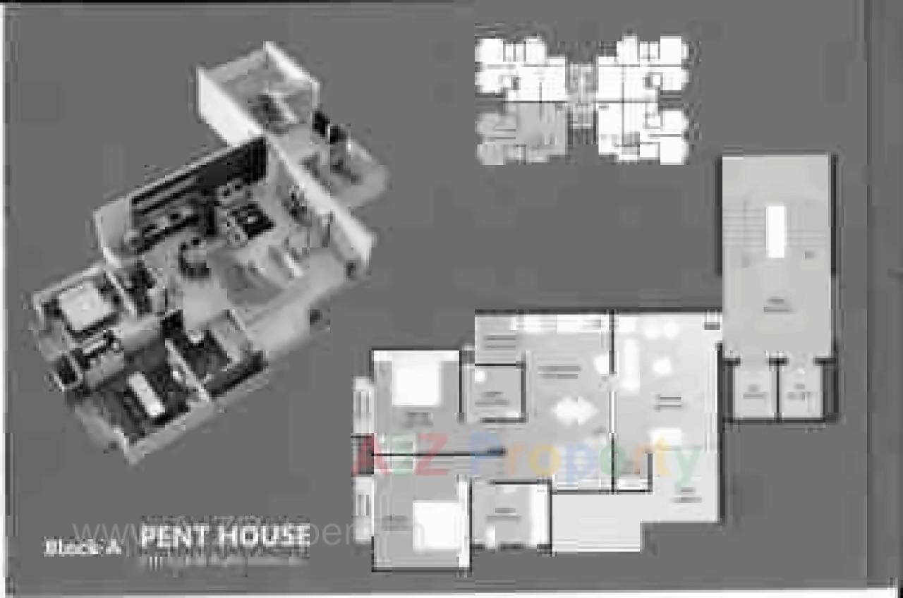 Layout of real estate project Abhuday Heights located at Umraj, Bharuch, Gujarat