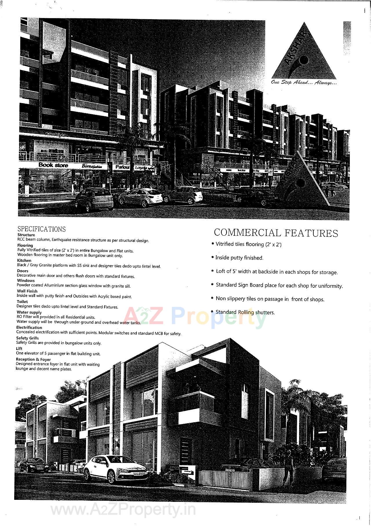  of real estate project Akshar Icons located at Andada, Bharuch, Gujarat