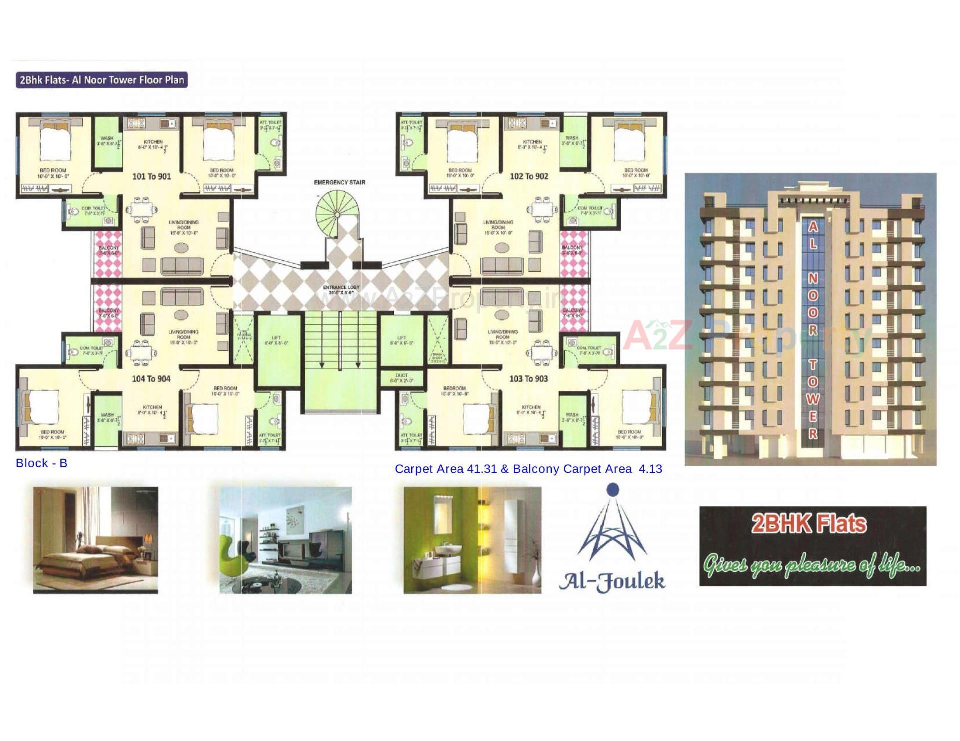 Layout of real estate project Al Foulek located at Dungri, Bharuch, Gujarat