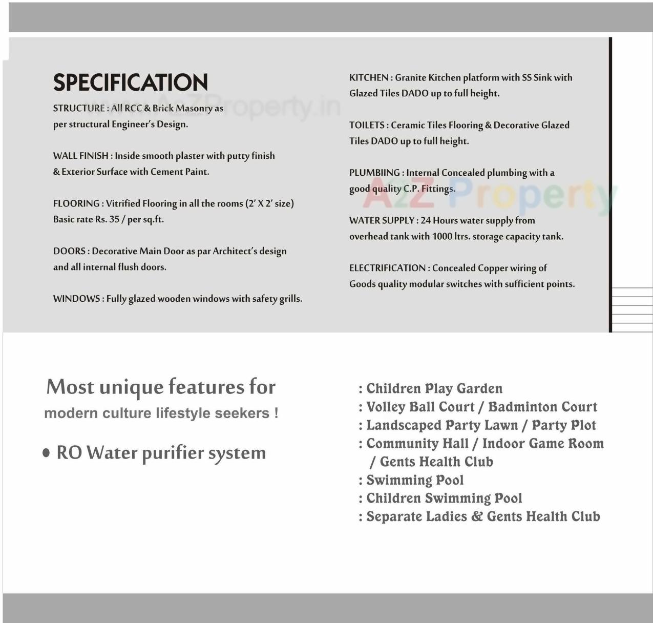  of real estate project Ambey Valley Township located at Kosamdi, Bharuch, Gujarat