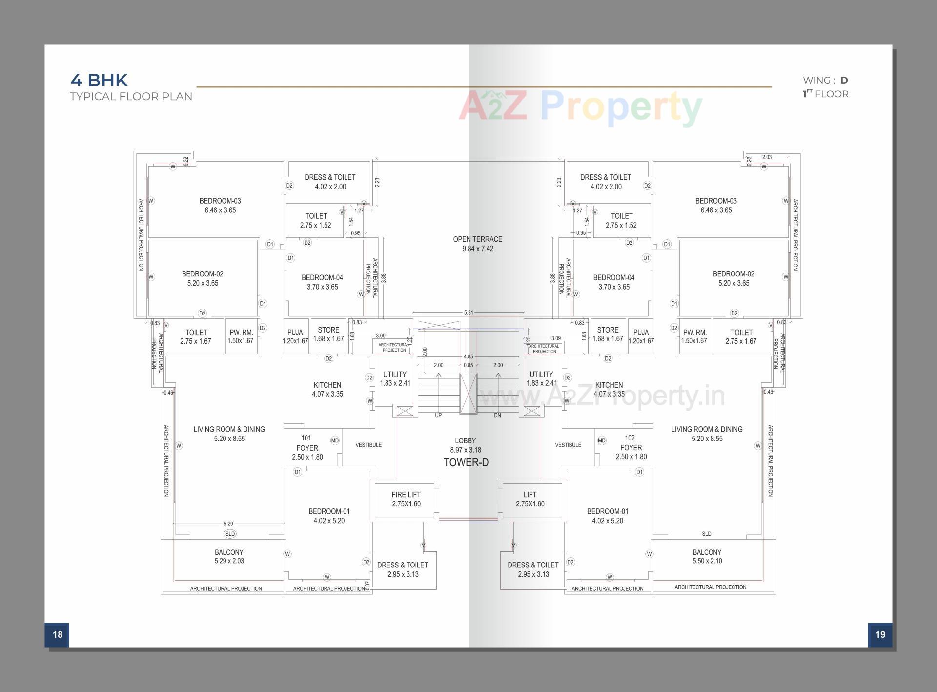Layout of real estate project Aries Signature located at Zadeshwar, Bharuch, Gujarat