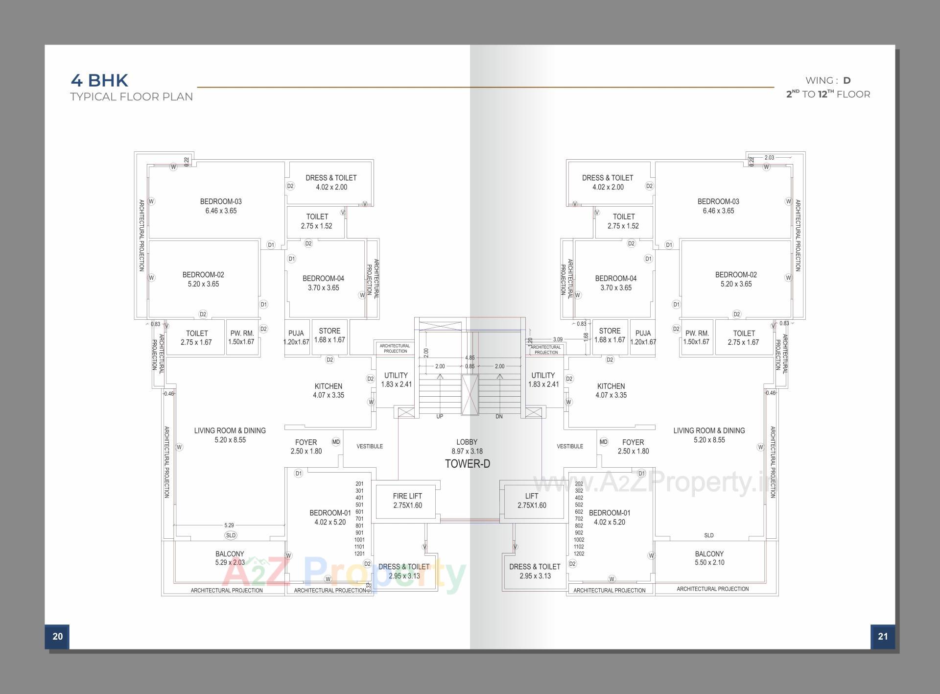 Layout of real estate project Aries Signature located at Zadeshwar, Bharuch, Gujarat